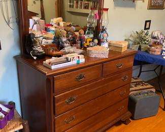 Dresser and mirror 