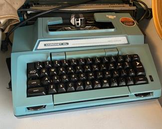 One of three typewriters 