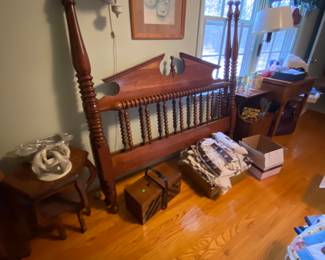 Full size cherry bed possible Davis Cabinet