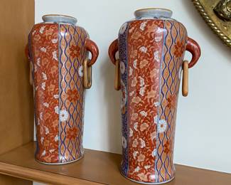 Pair of Asian Style Urns/vases