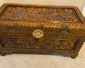 Carved Asian Chest