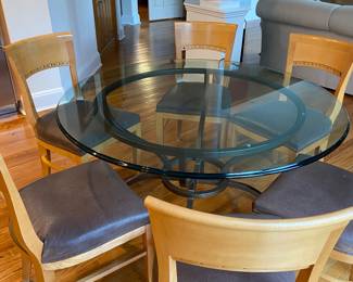 Details of Table and Chairs