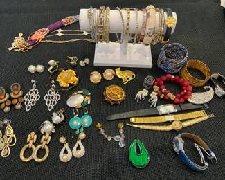 Costume Earrings, Bracelets Watches and More...