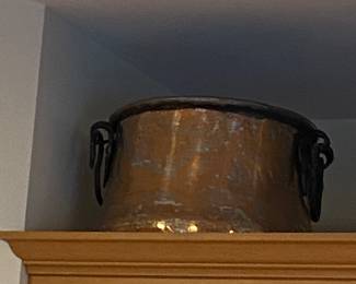 Rustic Primitive Copper Pot