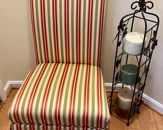 One of two matching chairs available