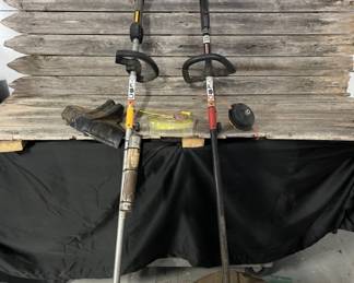 (2) Gas Trimmers w/ Accessories