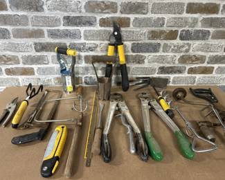 Bolt Cutters, Snips, Hack Saws, & more as pictured