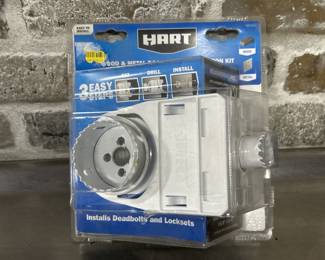 Hart Wood & Metal Door Lock, installation Kit
