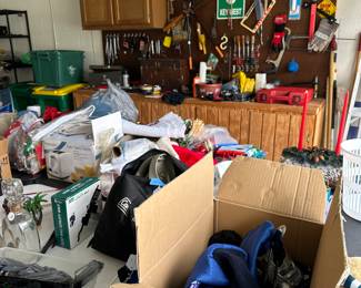 Golf & garage items
