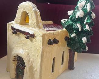 RARE early / vintage Dept 56 Mission Church #5062 / c1979-80 highly collectible No damage  w/light 