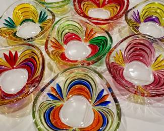 Murano Glass Mini Dishes ~ Trinkets/Rings/Sauce