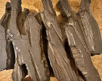 Bronze piece only ~ 6” w, 5.75” h, 2” d