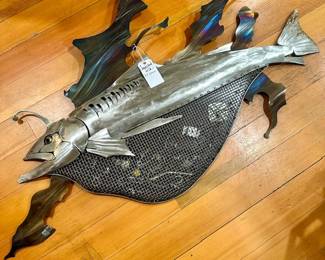 Commissioned Art Steel / Fish large