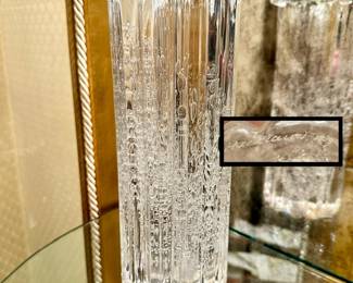Signed Art Glass Vase