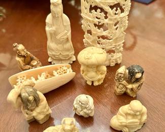 Netsuki & intricate carvings