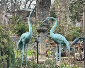 Herons lg metal Verdi pair