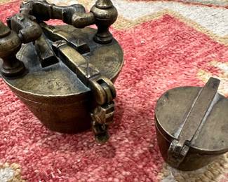 18th Century Bronze Apothecary Nesting Weights 