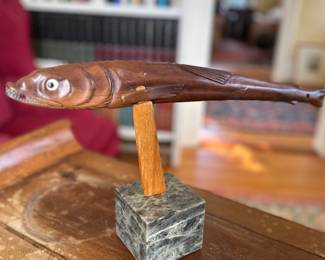 10” tall including base, 18.75” long