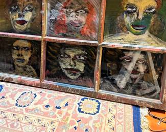 Gregory Grenon on glass
29” x 52.25” (including frame)