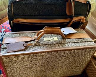 Hartman Luggage vintage tweed