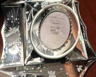 Italian glass frames/modern