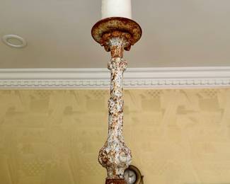 Iron / Rust Modern Candlestick x2
15.75”
