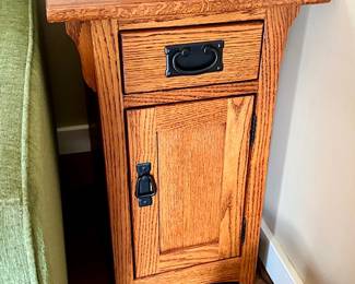 Bedside Stand Oak (in guest room)