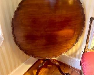 Antique Tip/Tilt Table  
33.5” across