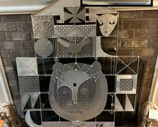 Large Metal Art Signed  36” x 52” Commissioned Devon Laurence Field