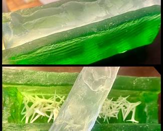 Aqua Glass Tomb  2 pc  small