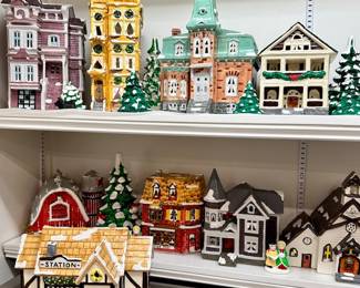 More Dept 56. Snow Village…Some hard to find buildings that Sell all year 
