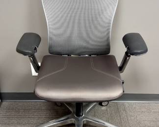 Allsteel Office Work Chair With Adjustable Arms, Back, And Height, 45" x 27" x 24", Qty 1