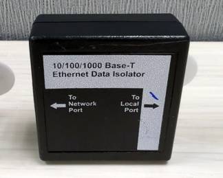Black Box 10/100/1000 Base-T Ethernet Data Isolator, Model SP427A, Qty 2