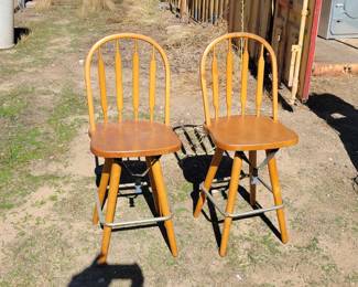 Pair Of Swivel Stools