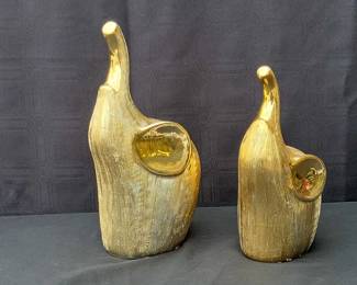 Golden Colored Elephants