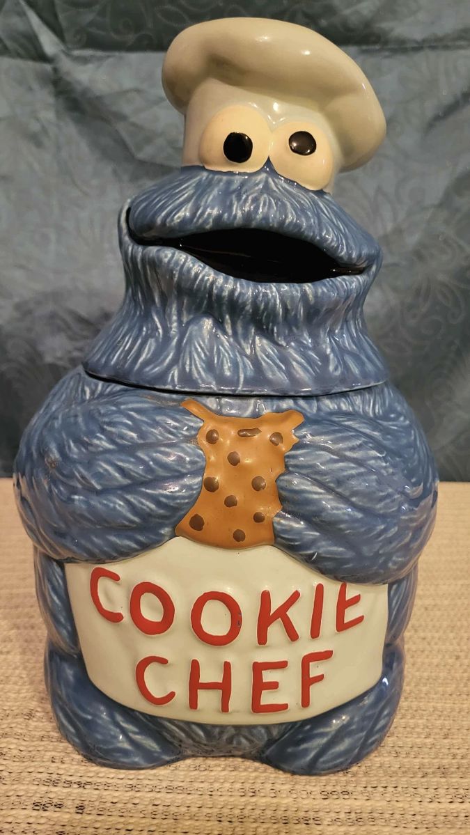 Vintage Cookie Monster Cookie Jar