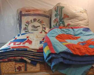 Large Group Of Quilts