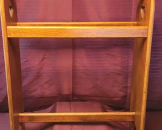 Oak Quilt Rack