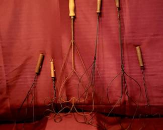 Primitive Rug Beaters 6 Pieces
