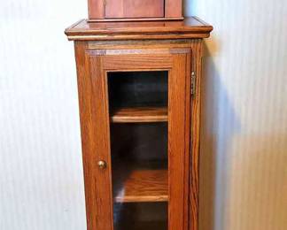 2 Wooden Cabinets