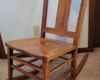 Mission Arts And Crafts Rocker