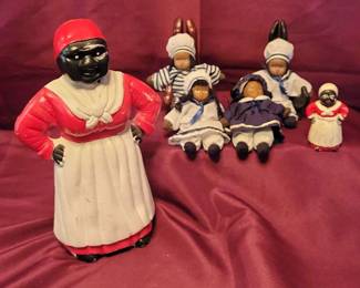 Black Americana Lot Six Pieces