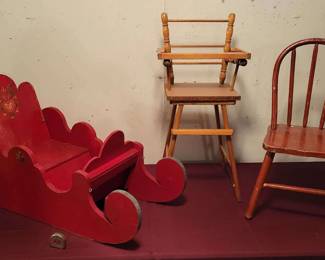 Assorted Wooden Childrens Toys