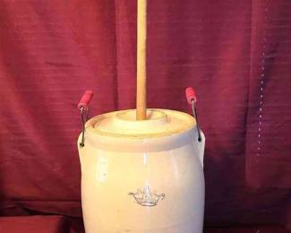 Large Crock Butter Churn