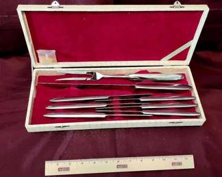 Fredo Roberts Made In Japan Midcentury Knife Set With Case