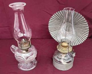 2 Oil Lamps 