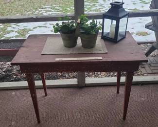 Outdoor Antique Table Decor Five Pieces