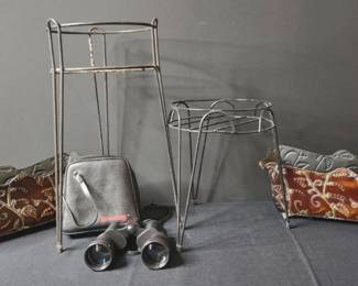 Binoculars and Plant Stands