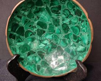 MCM Malachite Dish
