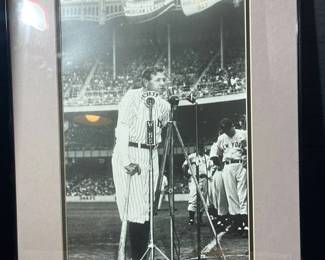 Babe Ruth’s Farewell speech (COA) (16x22”)
